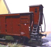 Bremserhaus eines G 10 (Modell Märklin)