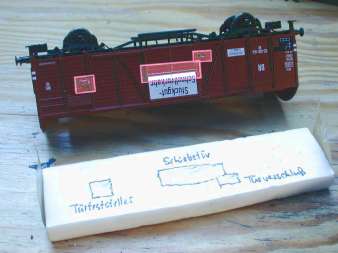 Wagenkasten unterfttern