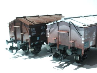 Märklin-KK 15, Stirnwand im Vergleich zum Fleischmann-Modell