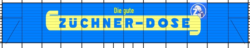 Anschriftenzeichnung mit Bretterfugen