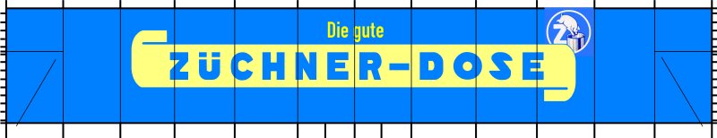 Zeichnung ohne Bretterfugen, bearbeitet und mit Farbe gefüllt