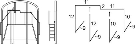 Zeichung der benötigten Bauteile